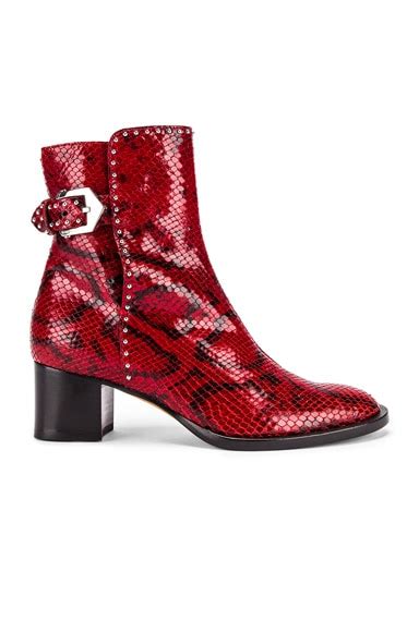 red givenchy ankle boots